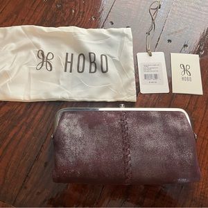 Lauren HOBO Wallet Plum Graphite